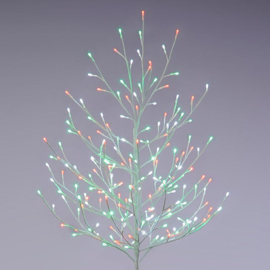 5ft Christmas Tree Light Feature Multicoloured Jolly Holly