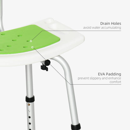 Homcom Shower Chair for the Elderly and Disabled