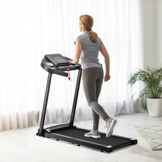 Homcom Treadmill Electric Motorised Running Machine w/ LED Display