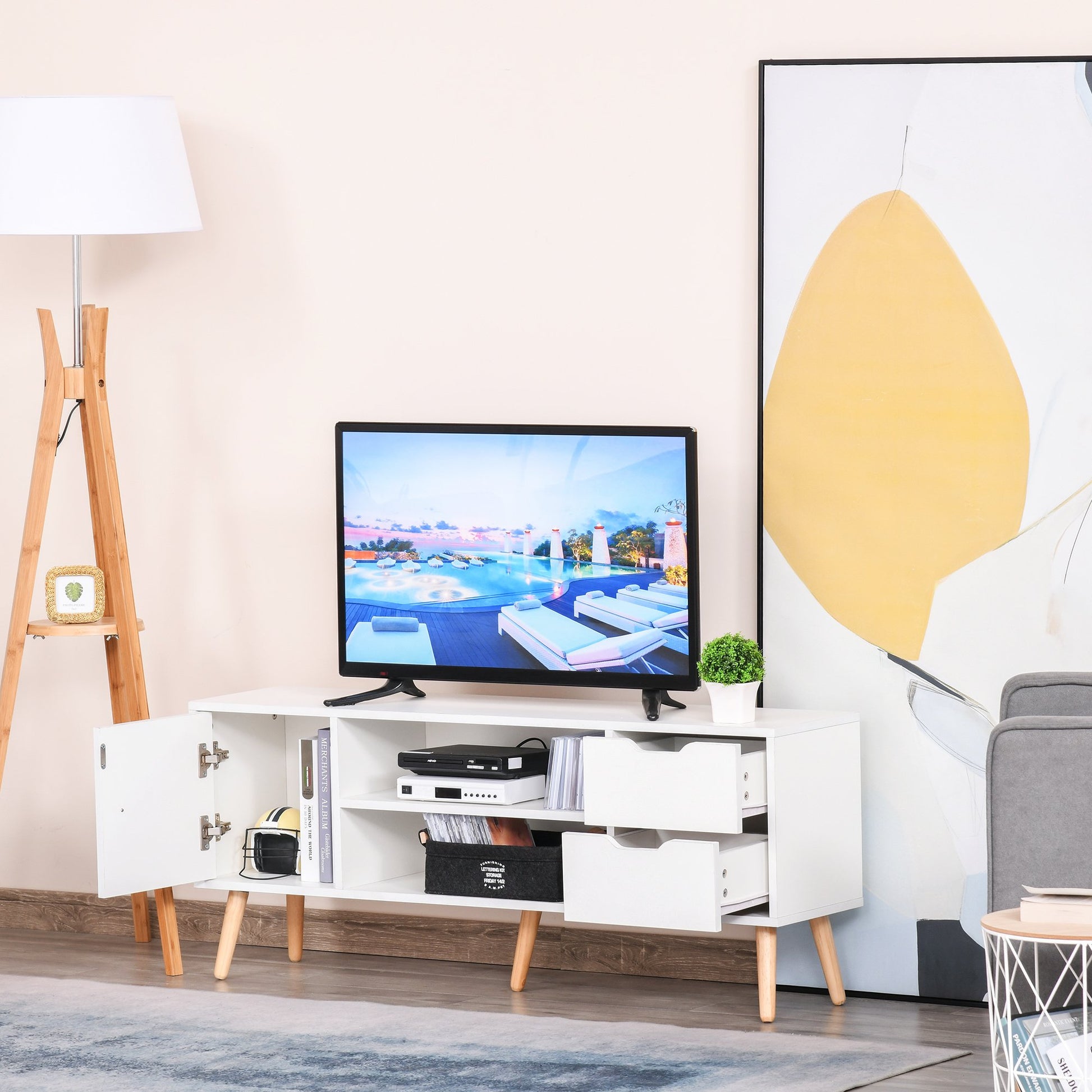 Homcom Scandinavian-Style TV Stand