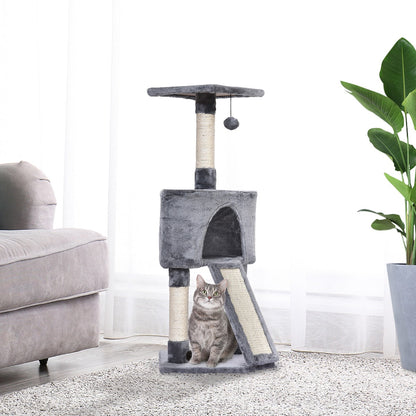 PawHut Corner Cat Tree for Indoor Cats