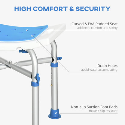 Homcom Shower Chair for the Elderly and Disabled