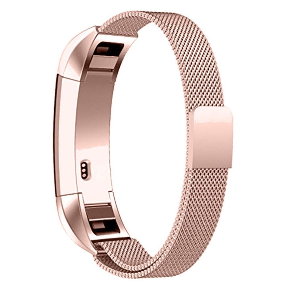 Aquarius Milanese Replacement Strap Band Compatible With Fitbit Alta, Rose Gold