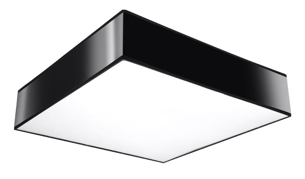 Ceiling Lamp HORUS 55 Black Square Shape Loft Design LED E27