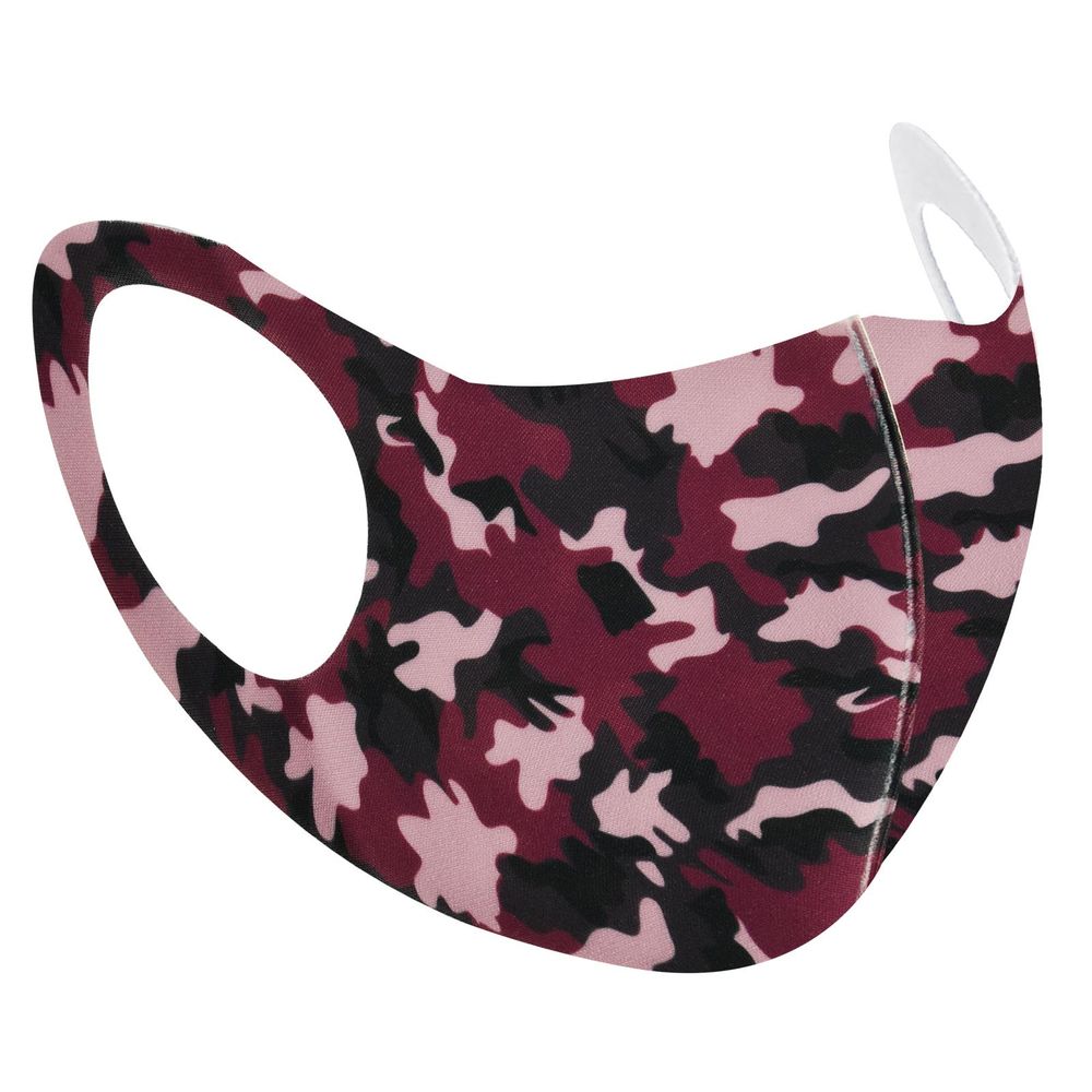 Reusable Womens Face Mask PMS-755035 AS-05374 PINK CAMOUFLAGE