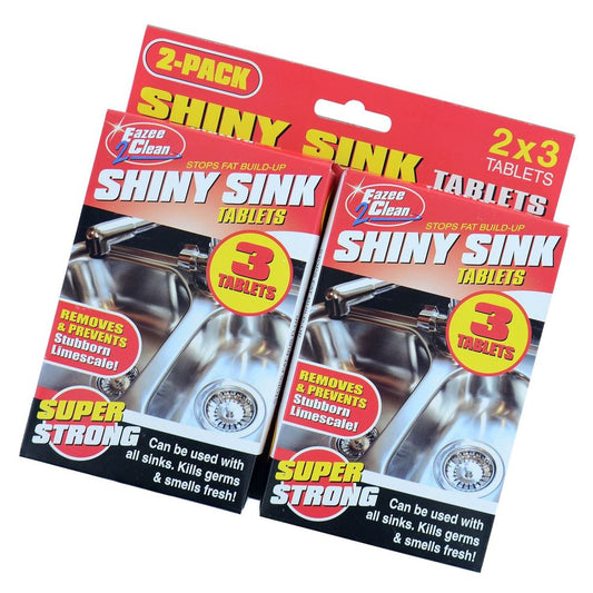 CCL 1 Pack of 2 Boxes Shiny Sink Tablets (6 tablets total) ADD to DNO