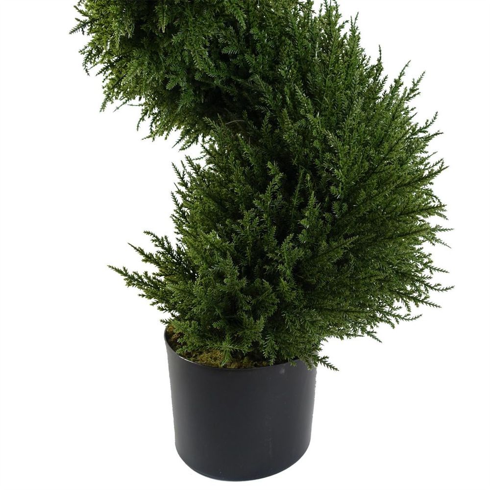 120cm Sprial Cypress Tree Artificial Topiary