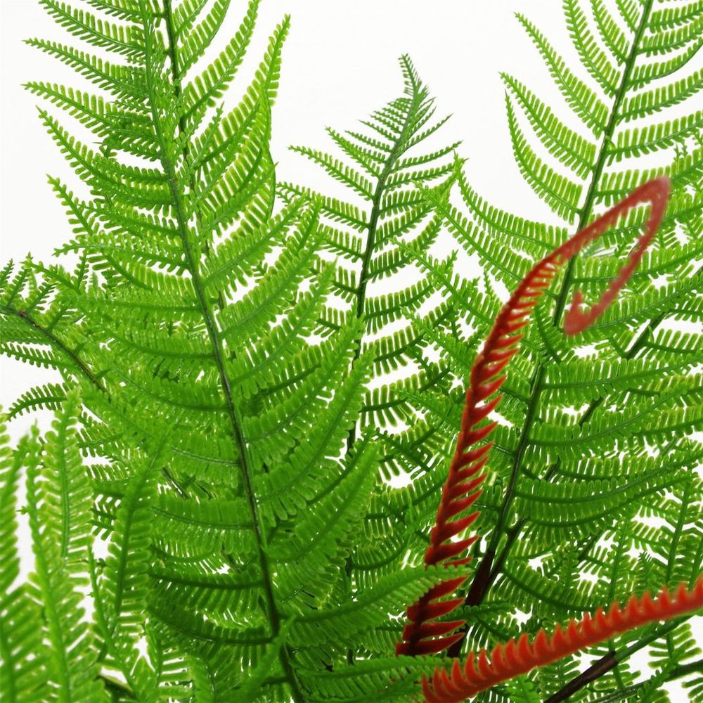 60cm Artificial Bushy Dixie Wood Fern Dark Green Plant