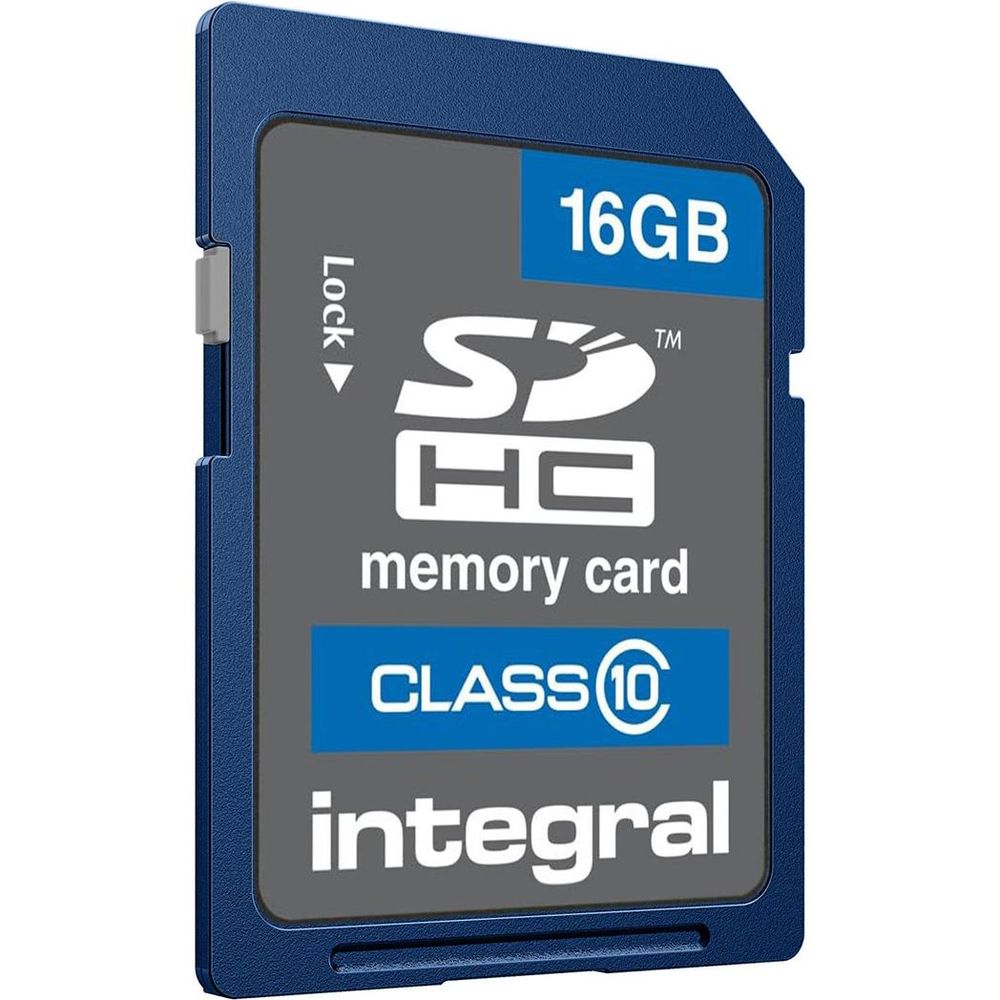 Integral 16GB SDHC Class 10 Flash Memory Card