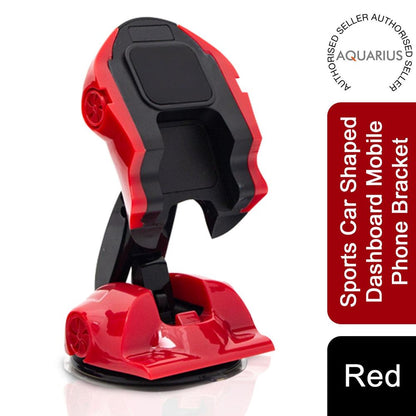 Sports Car Shaped Dashboard Mobile Phone Bracket - Red