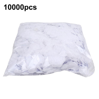 10000pcs Tissue Paper Biodegradable White Heart Confetti Birthday Baby Shower Party Wedding Throwing Supplies