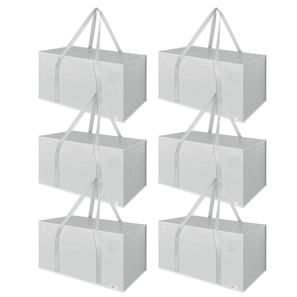 6PK MOVING BAGS GREY 1010300