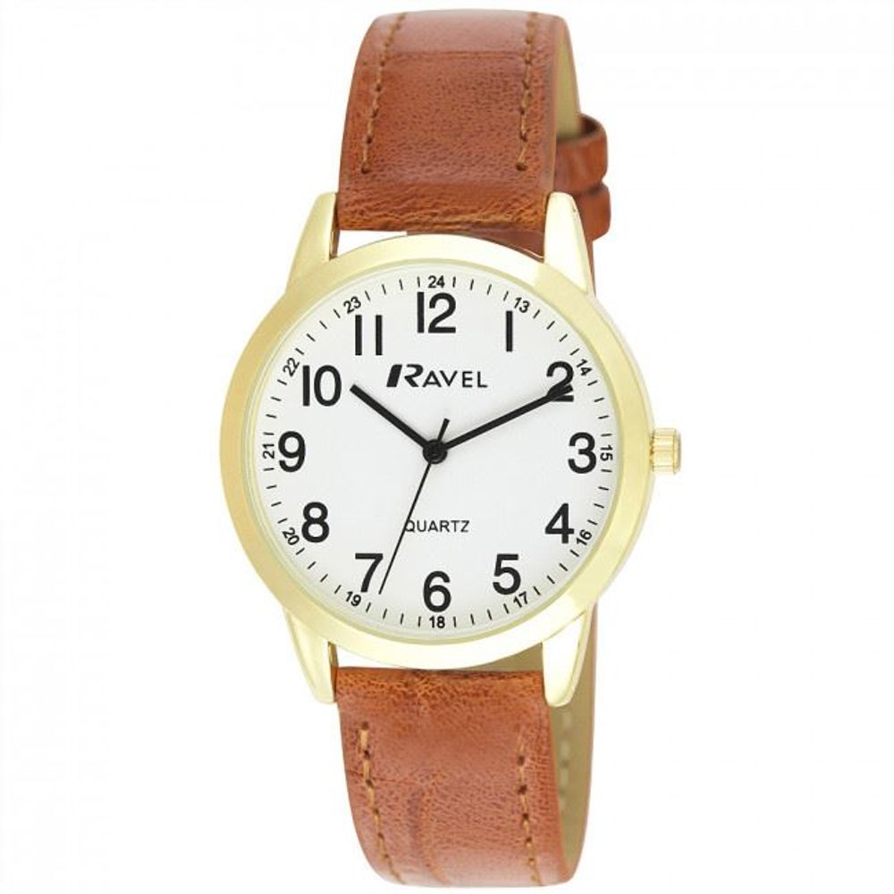 Ravel Men's Classic Leather Strap Watch R0132.25.1