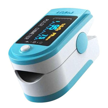 Aquarius Blue Finger Pulse Oximeter Version 2 - Oxygen Saturation Monitor