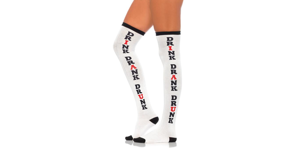 Knee High Fun Print Patterns Comfortable Stocking Athletic Socks