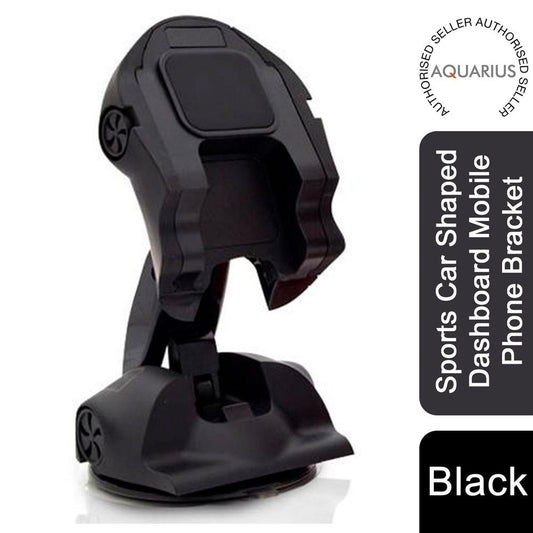 Sports Car Shaped Dashboard Mobile Phone Bracket - Black