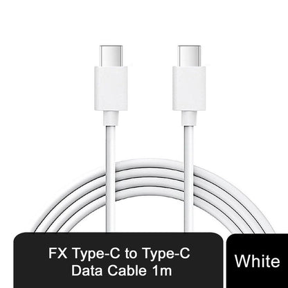 FX Braided USB-C to USB-C Data Cable for Sync and Charge Android Devices, 1M