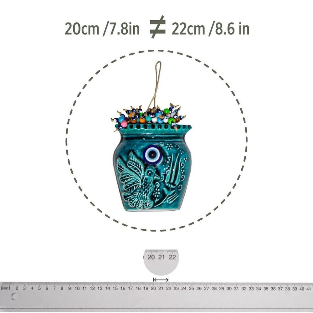 Handmade Ceramic Wall Decoration Flower Pot 20cm