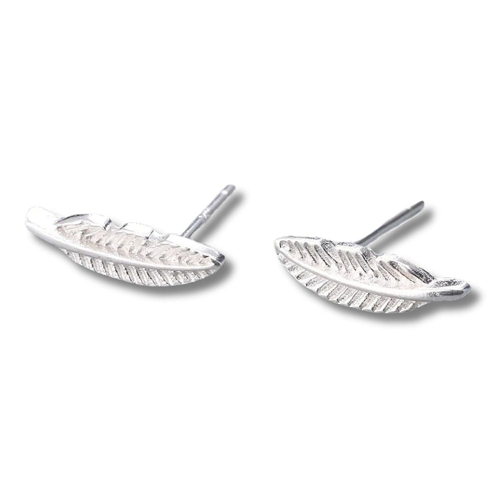 Angel Feather Stud Earrings