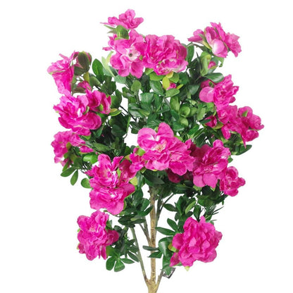 100cm Premium Artificial Azalea Pink Flowers Potted Plant