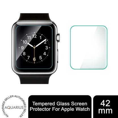 Aquarius Tempered Glass Screen Protector For Apple Watch - 42mm