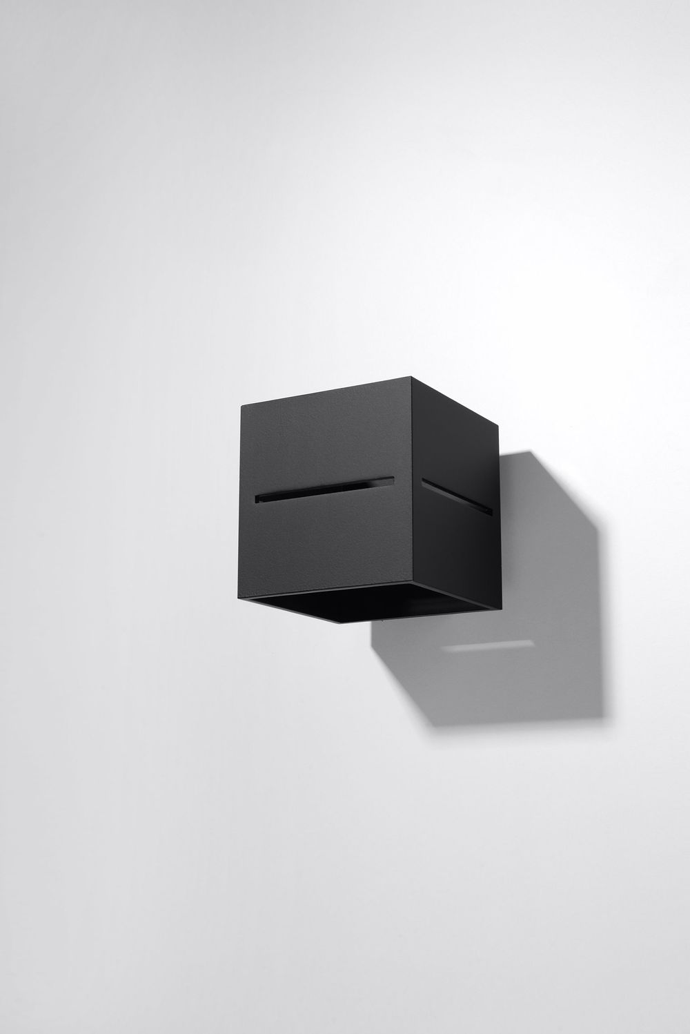 Wall Lamp LOBO Black Up/Down Square Shape Modern Loft Design G9