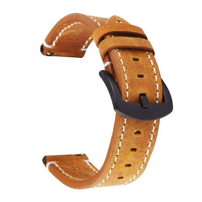 18mm 20mm 22mm Leather Watch Strap Band  Quick Release For Man Brown Black Strap Of Double sided Calf Skin iMAVEN