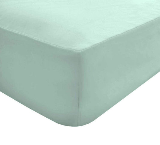 68 PICK FITTED SHEET DUCK EGG