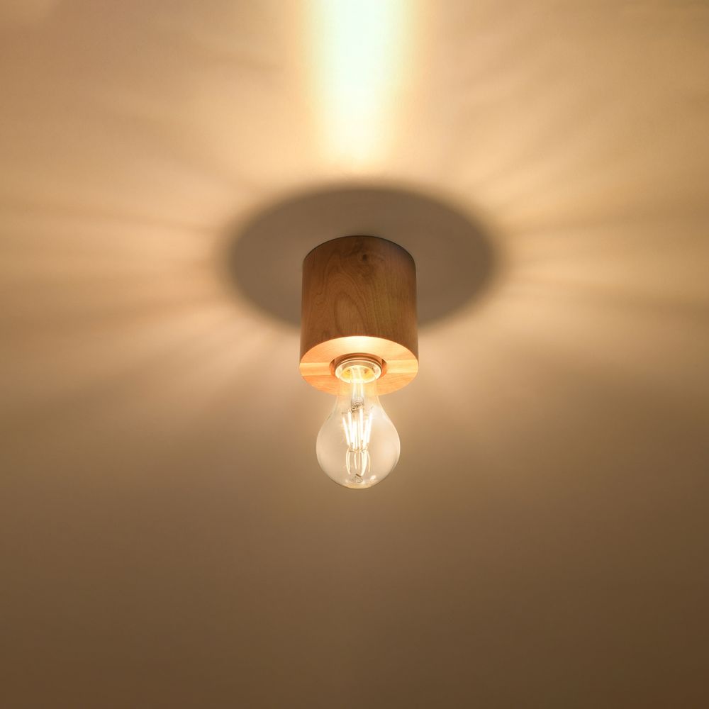 Ceiling lamp wood Salgado Scandinavian Design E27