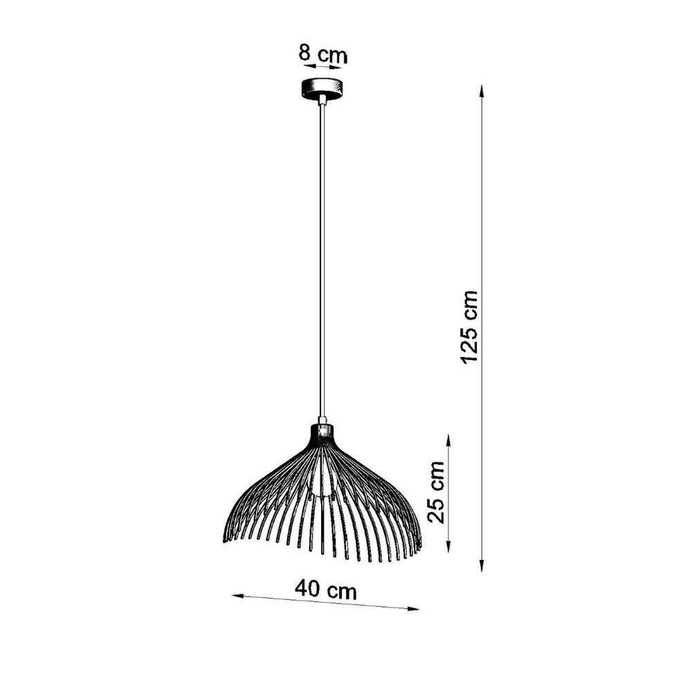 Pendant lamp steel Umb industrial Design E27