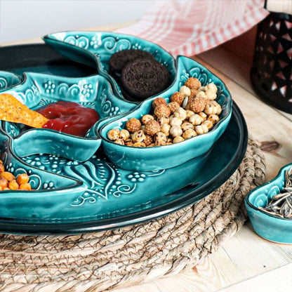 8-in-1 Green Bowls Set for Sharing, Snacks and Breakfast