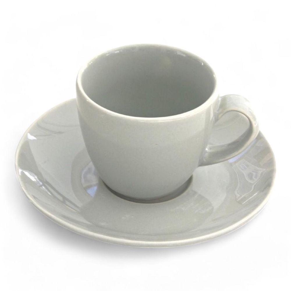 Porcelain Coffee&Tea Cup Espresso&Turkish Coffee Cups Light Grey