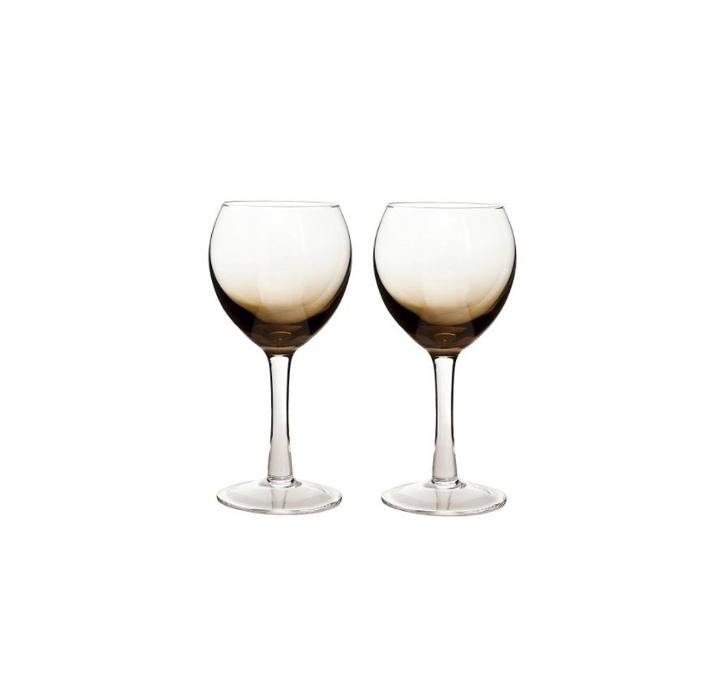 Denby Halo/Praline White Wine Glasses (Pack Of 2)