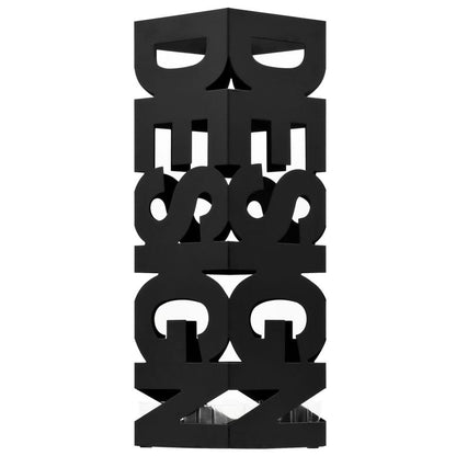 Umbrella Stand Design Steel Black