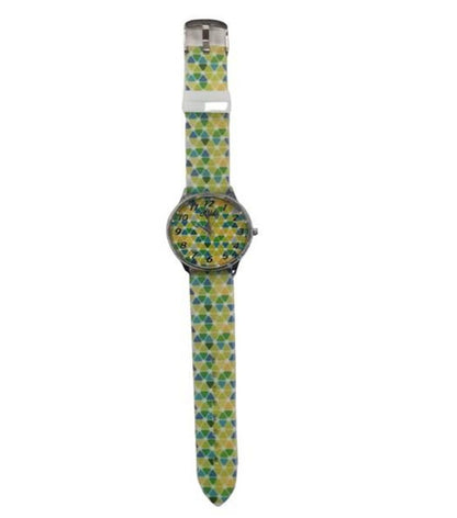 Relda Ladies Analogue Green Silicone Strap Watch REL96