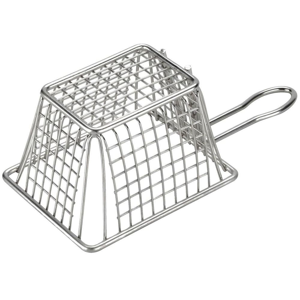 PMS Mini Oblong Fryer Basket With Handle