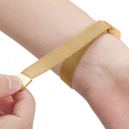 Aquarius Milanese Replacement Strap Band Compatible With Fitbit Alta, Gold