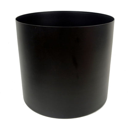 Leaf Metal Planter Plant Pot Black 20 x 18cm