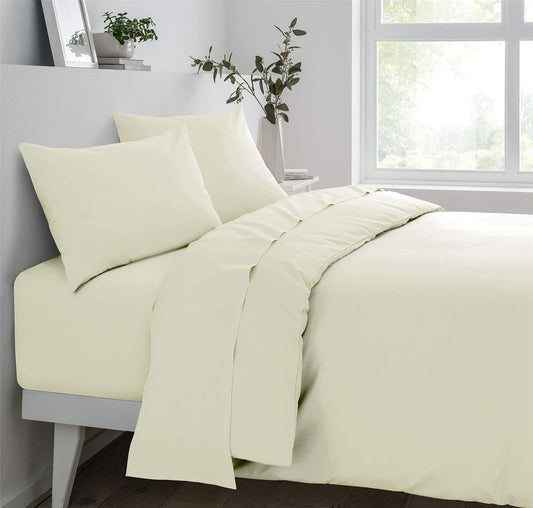 68 PICK FITTED SHEET IVORY DB