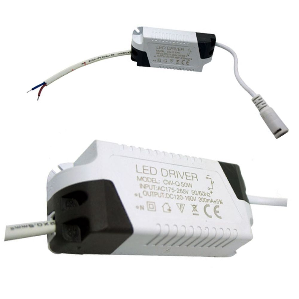 Constant Current 300mA High Power DC Connector Power Supply LED Ceiling light Transformer/Power Adapter 3W-50W