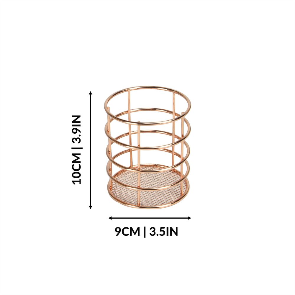 Rose Gold Organisation Baskets - Set of 4 | M&W