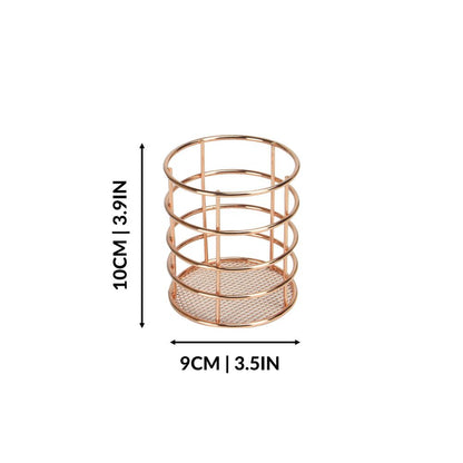 Rose Gold Organisation Baskets - Set of 4 | M&W