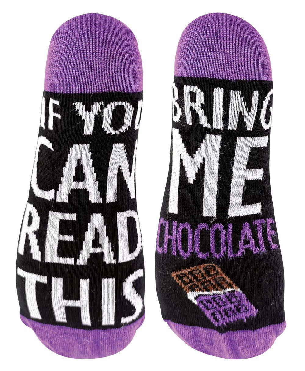 If you can read this bring me... socks