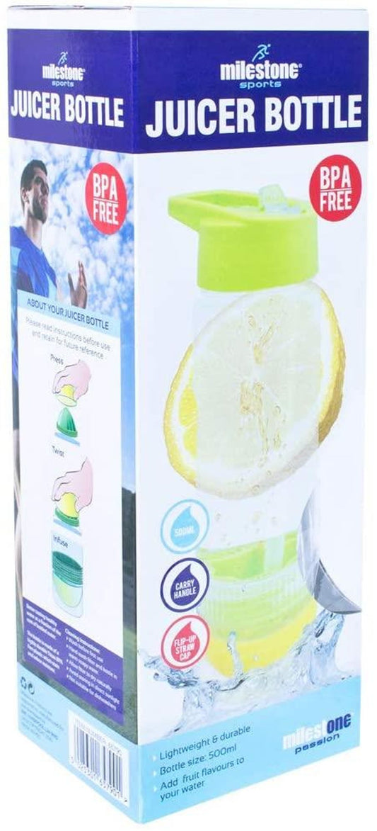 Milestone Juice Twist Water Bottle Lime Capacity, 700ml