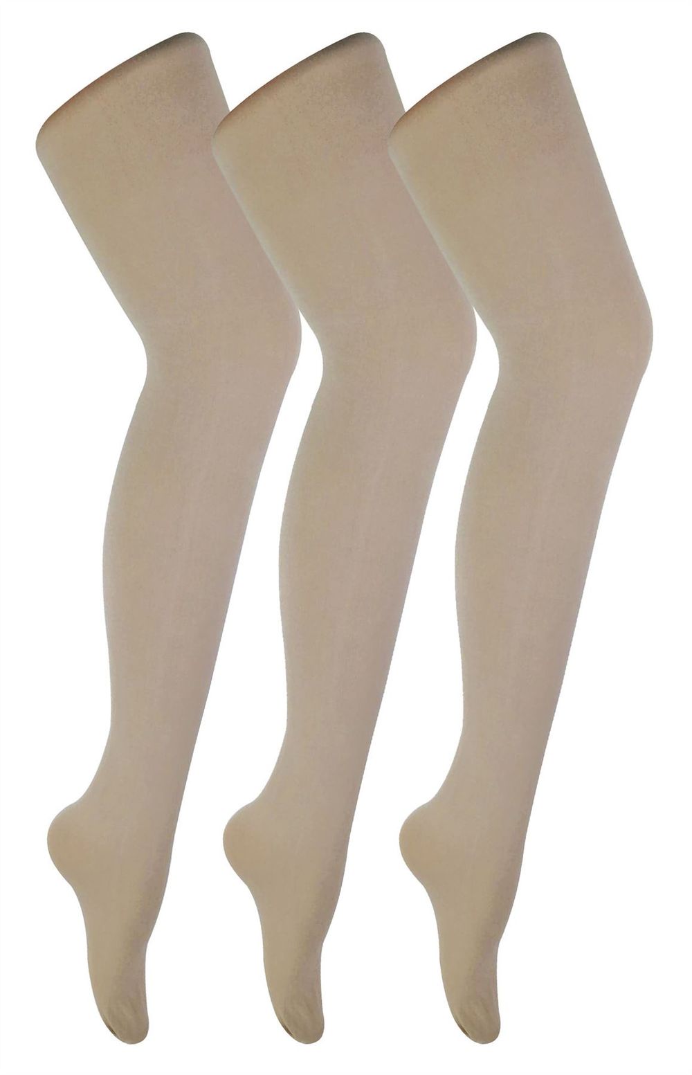 Sock Snob - 3 Pack 80 Denier Plain Coloured Tights