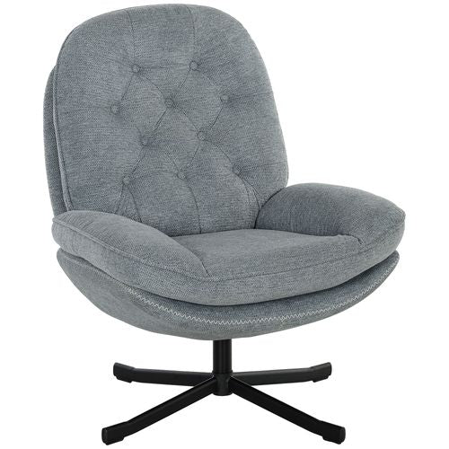 HOMCOM Accent Chair with Water-Repellent Chenille Fabric