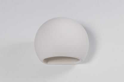 Wall Lamp Ceramic GLOBE Simple Classic Design Paintable LED27