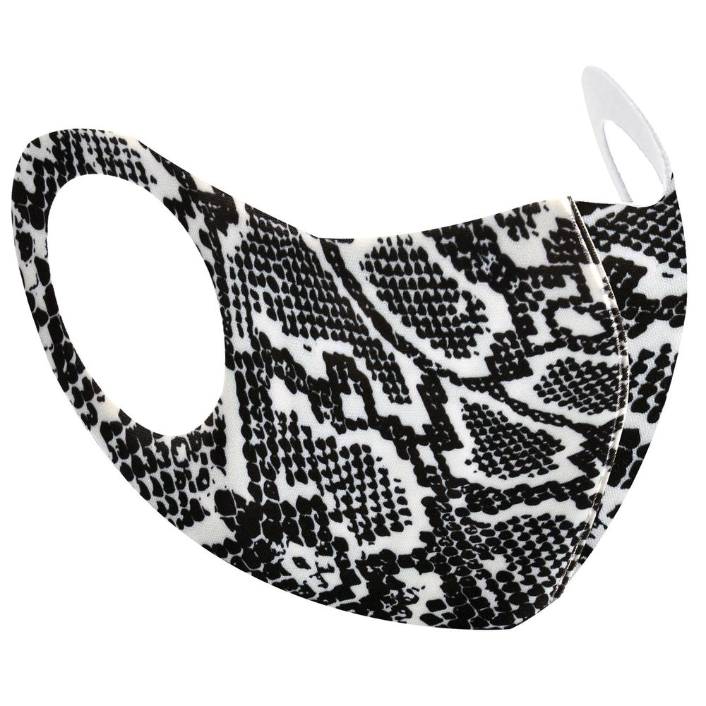 Reusable Mens Face Mask PMS-755036 BLACK COBRA