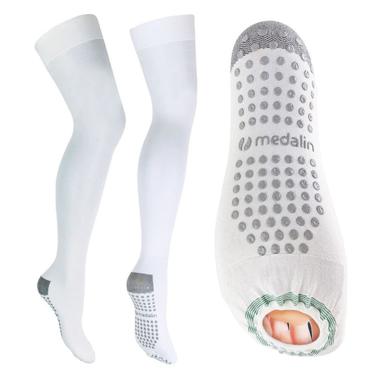 Medalin Saphena - 2 Pack Thigh High with Grips - (THG)