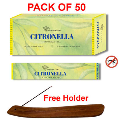 Citronella Incense Sticks For Outdoor and Home Insects Away, free incense holder